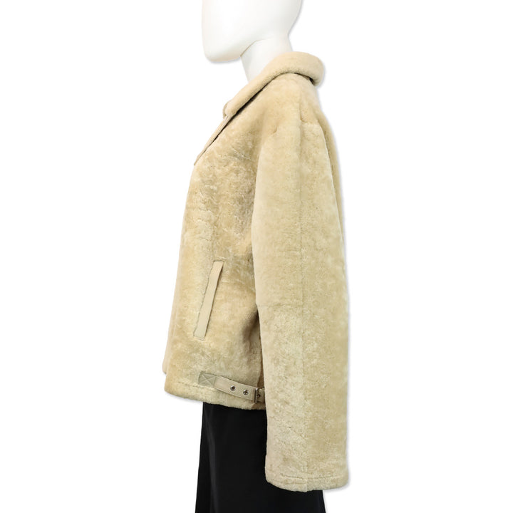 Blue Duck Beige 217 Genuine Shearling Jacket