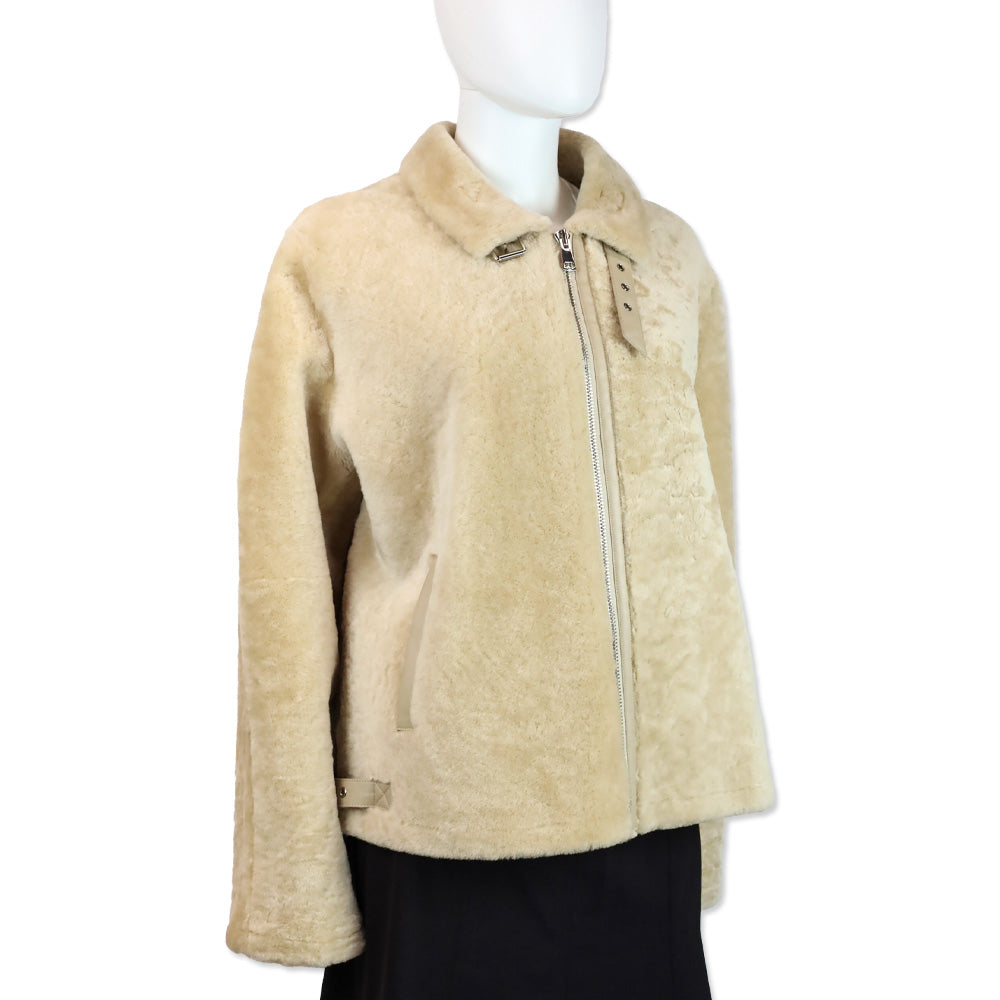 Blue Duck Beige 217 Genuine Shearling Jacket