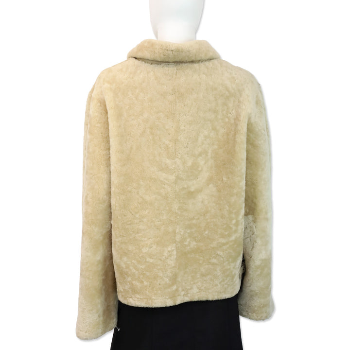 Blue Duck Beige 217 Genuine Shearling Jacket