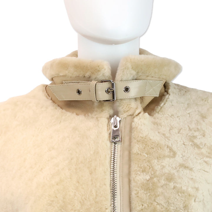 Blue Duck Beige 217 Genuine Shearling Jacket