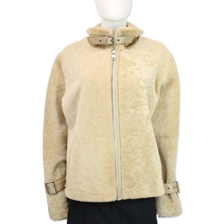 Blue Duck Beige 217 Genuine Shearling Jacket