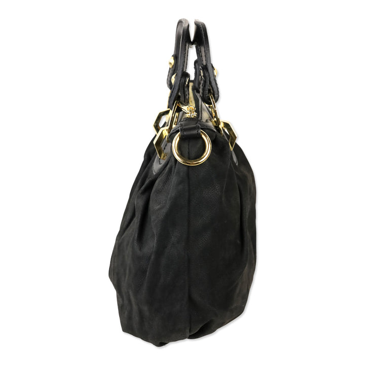 Bruno Magli Navel Black Nappa Leather Crossbody Bag