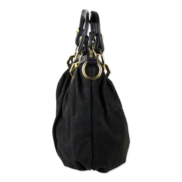 Bruno Magli Navel Black Nappa Leather Crossbody Bag