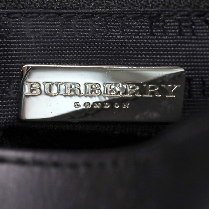 Burberry Nova Check Coated Canvas Small Shoulder Bag