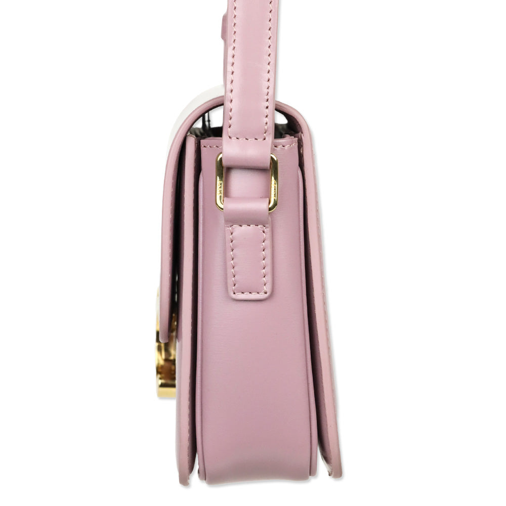 Celine Petal Shiny Calfskin Teen Triomphe Bag