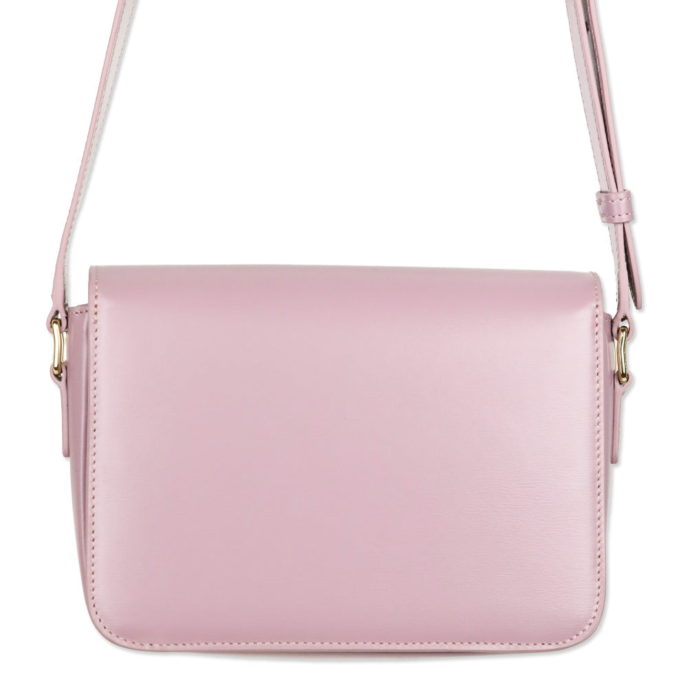 Celine Petal Shiny Calfskin Teen Triomphe Bag