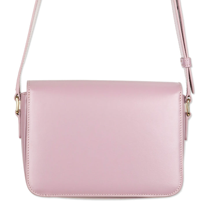 Celine Petal Shiny Calfskin Teen Triomphe Bag