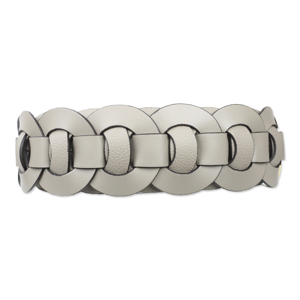 Chloé Darryl Motty Grey Grained Leather Small Hobo Bag