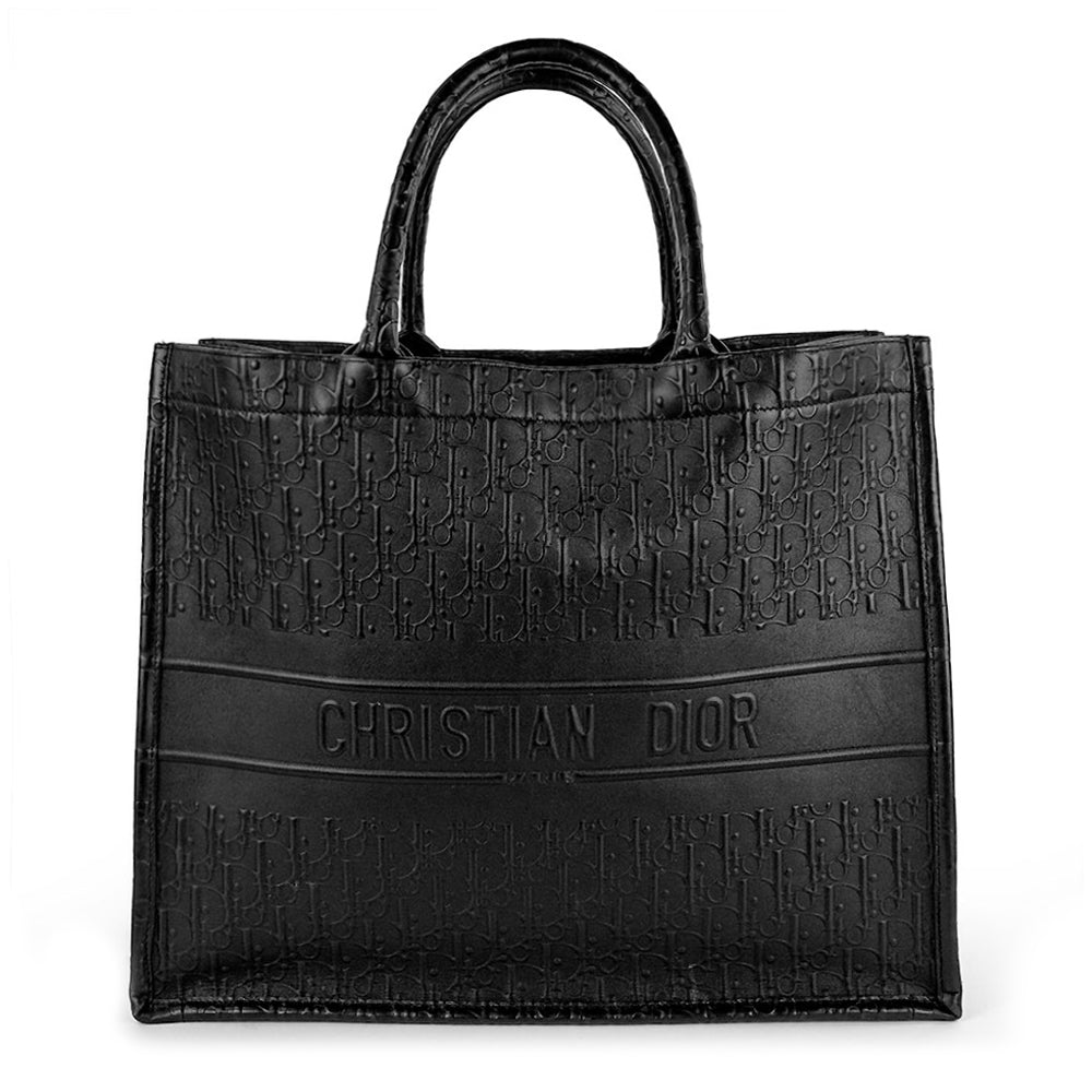 Dior black tote sale