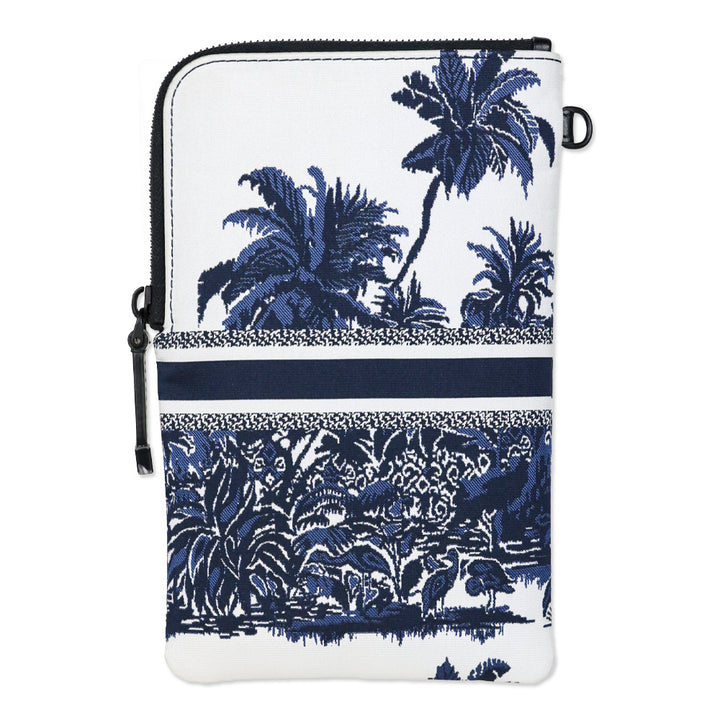 Christian Dior Blue Toile de Jouy Technical Fabric DiorTravel Multifunctional Zipped Pouch