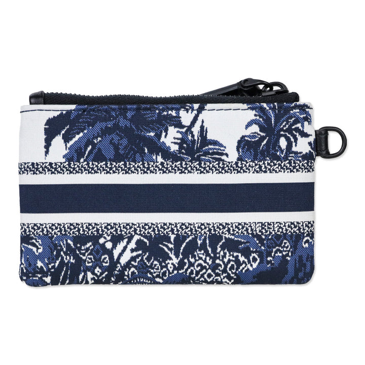 Christian Dior Blue Toile de Jouy Technical Fabric DiorTravel Multifunctional Zipped Pouch