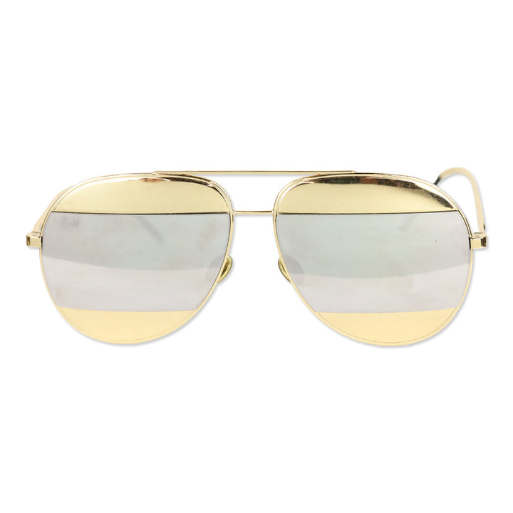 Christian Dior DiorSplit1 Gold Aviator Sunglasses