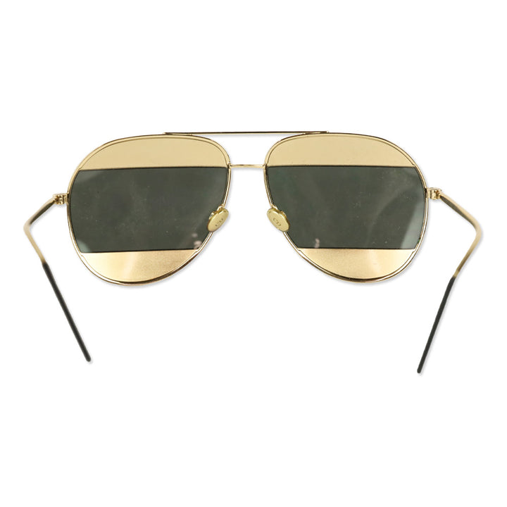 Christian Dior DiorSplit1 Gold Aviator Sunglasses