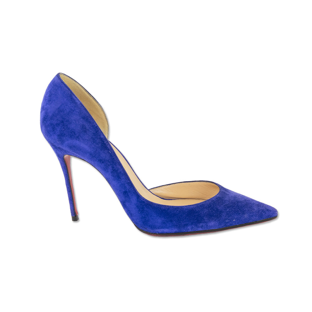 Louboutin iriza suede best sale