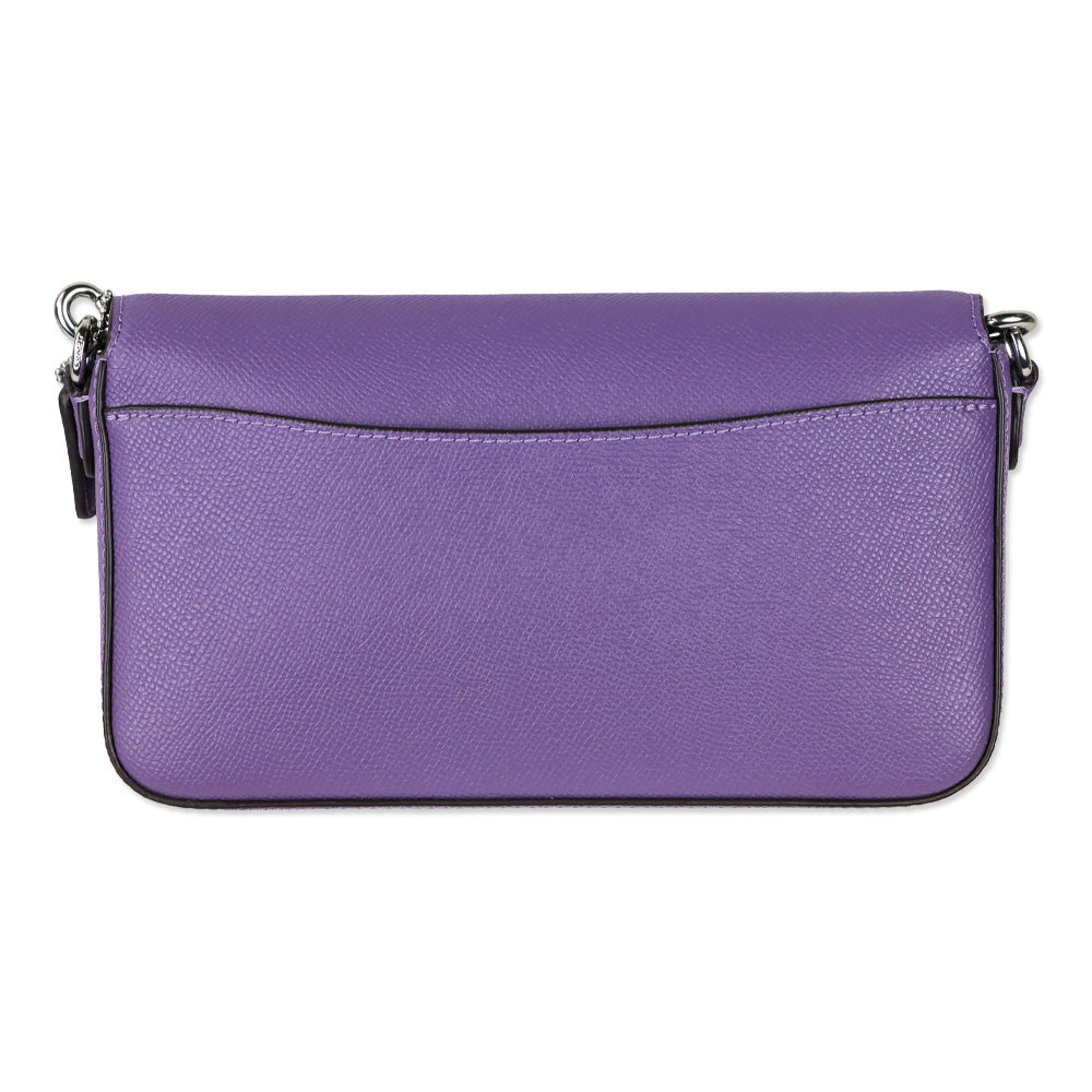 Coach C8439 Light Violet Crossgrain Leather Wyn Crossbody Bag