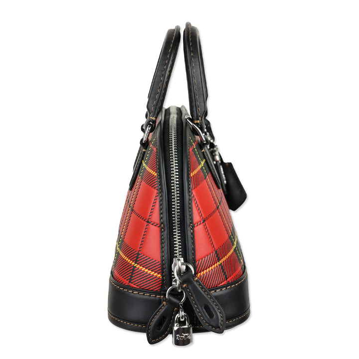 Coach CG194 Plaid Print Revel Bag 24