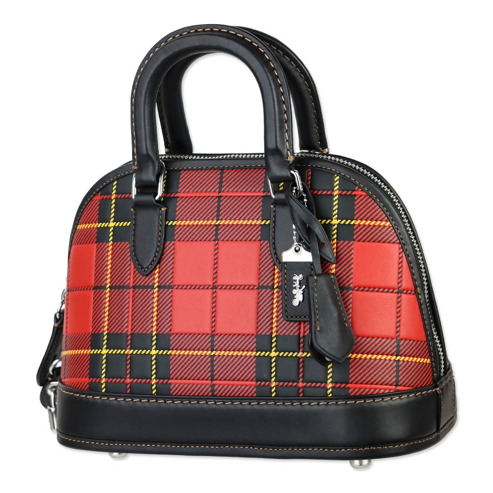 Coach CG194 Plaid Print Revel Bag 24
