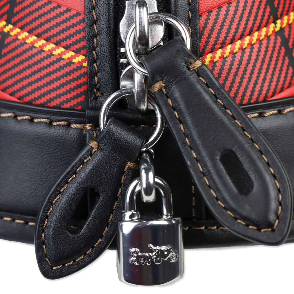 Coach CG194 Plaid Print Revel Bag 24