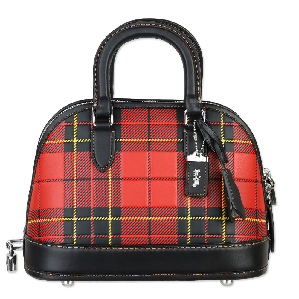 Coach CG194 Plaid Print Revel Bag 24