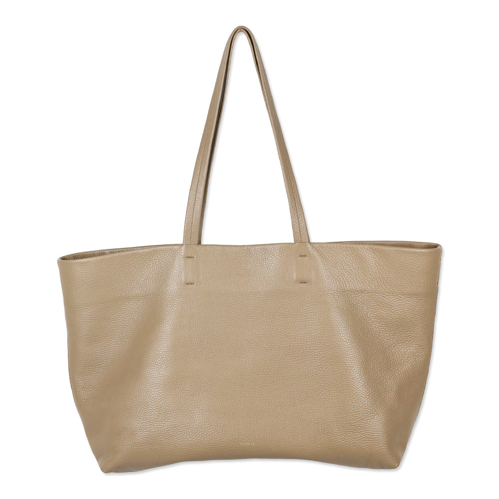 Cuyana Cappuccino Leather Classic Easy Tote DBLTKE Luxury