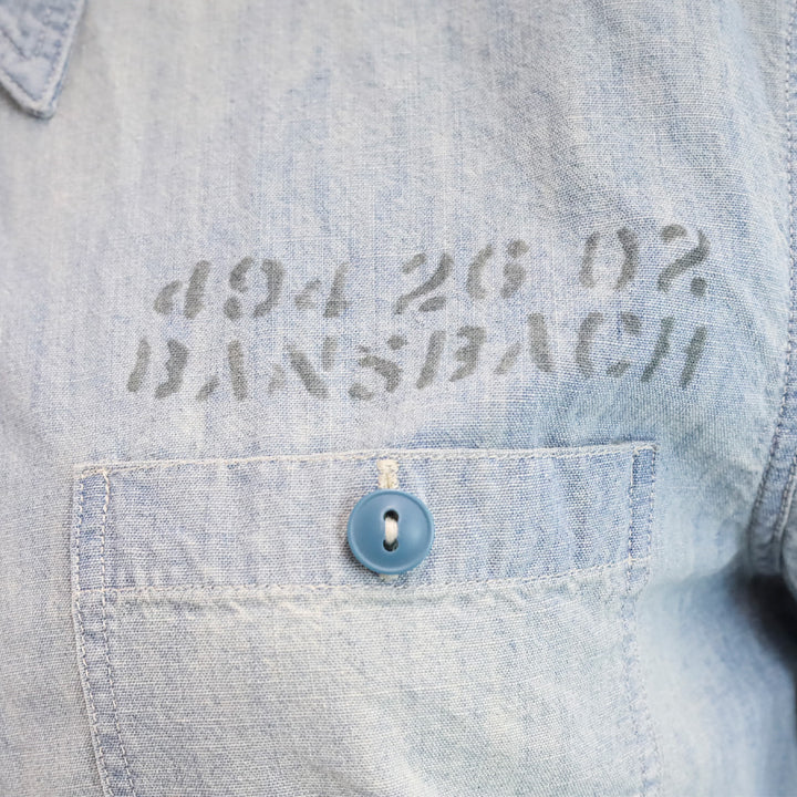 Double RL Lightwash Denim Button Up Shirt