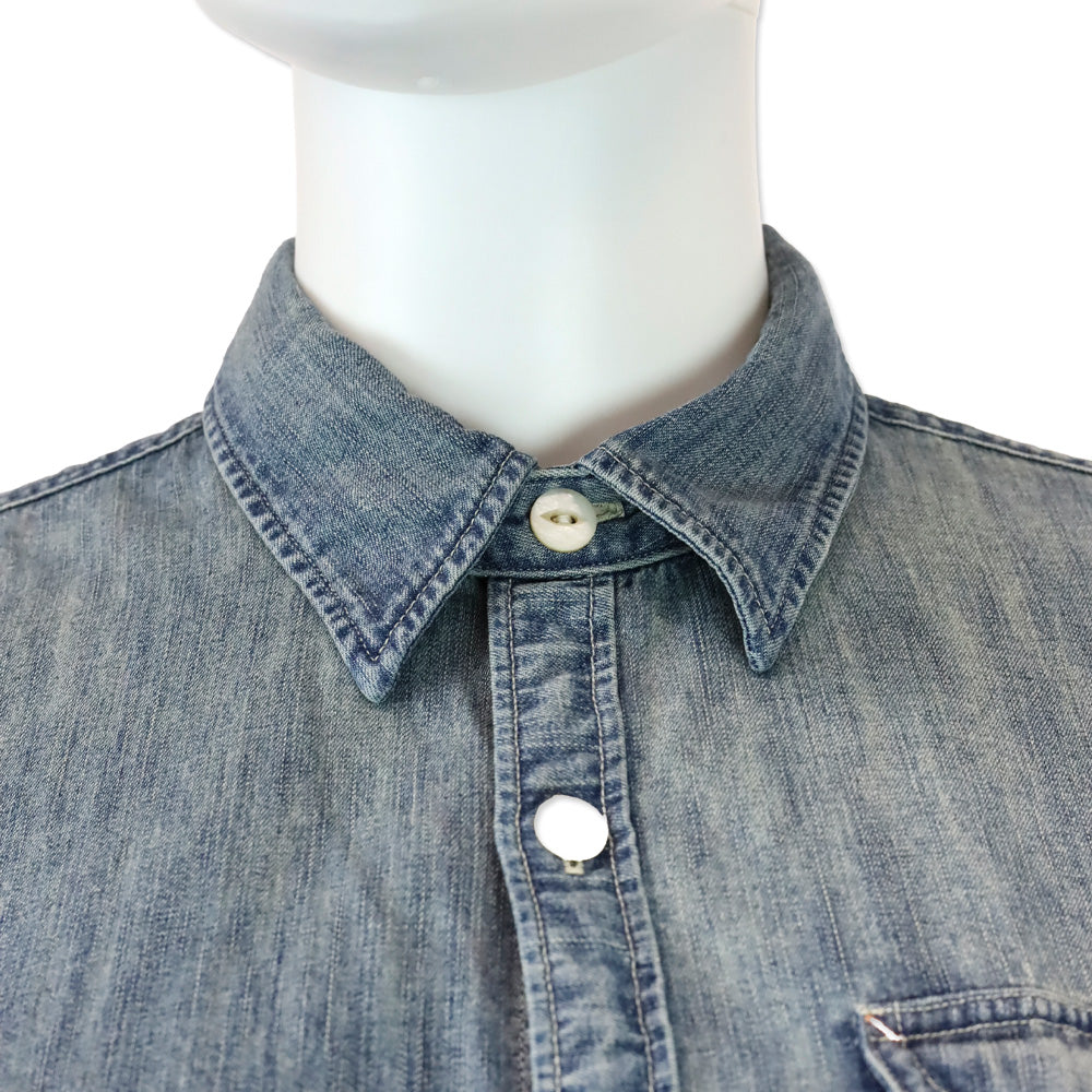Double RL Medium wash Denim Button Up Shirt
