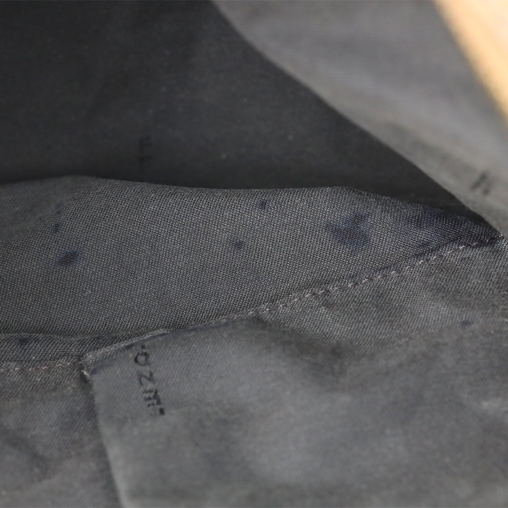 Fendi Brown Leather/Black Patent Borsa B Hobo Bag