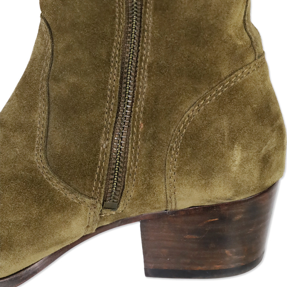 Frye Clara Tassel Brown Suede Over the Knee High Boots