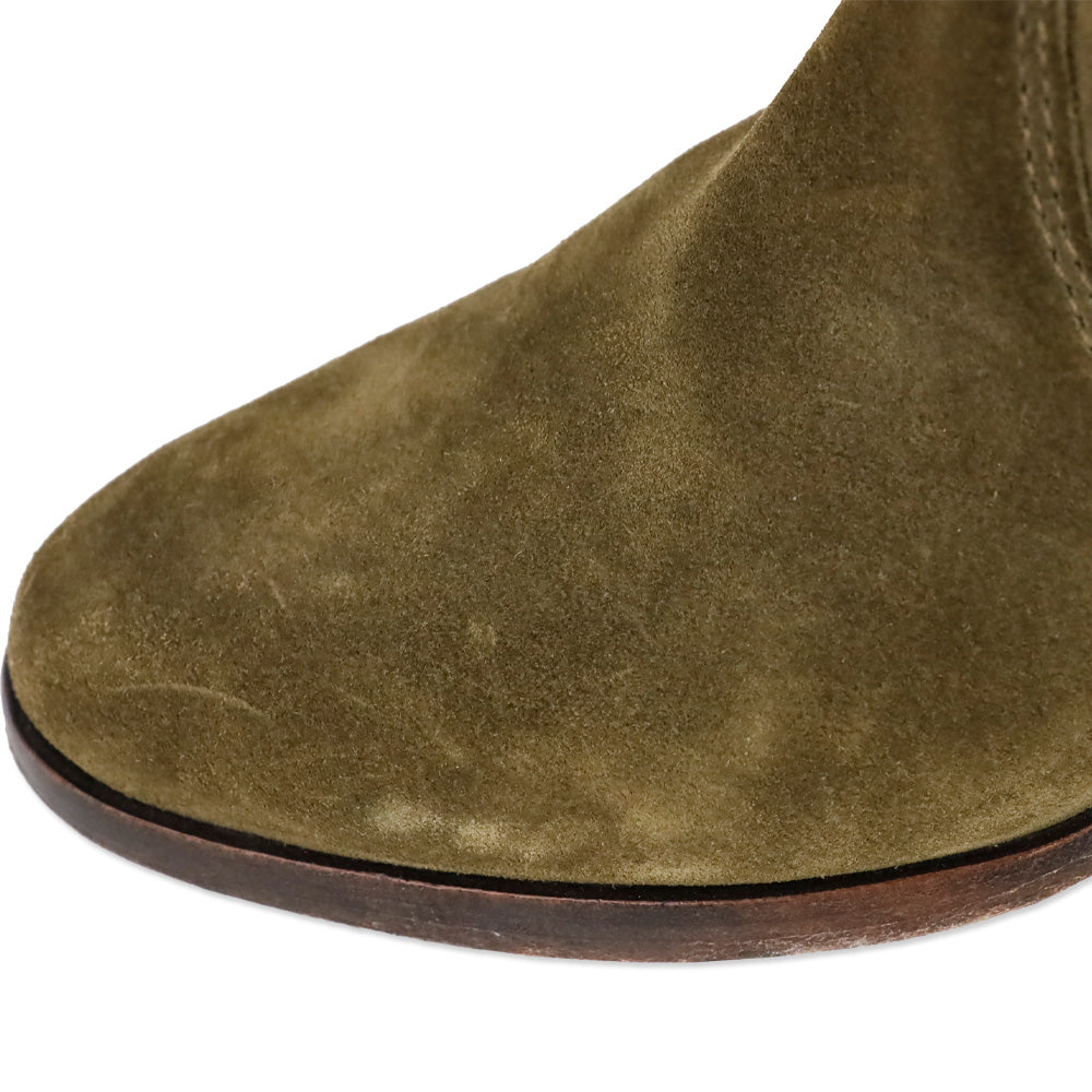 Frye Clara Tassel Brown Suede Over the Knee High Boots