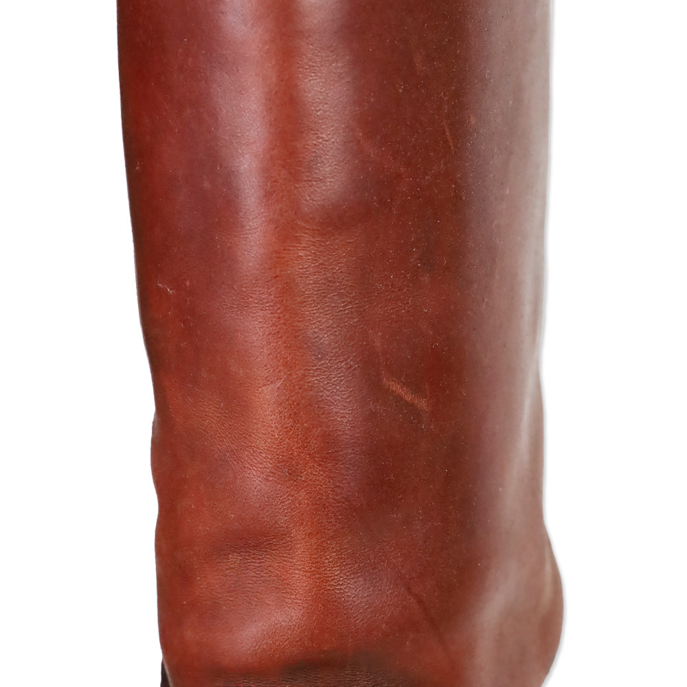 Frye Melissa Burn Red Leather Inside Zipper Harness Riding Boots
