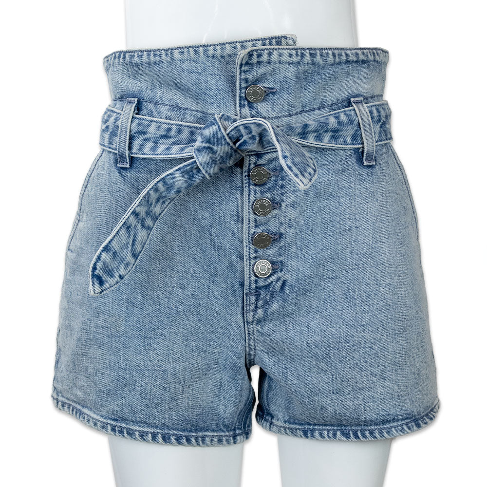 GRLFRND HIGH WAISTED BRYNN DENIM SHORTS | DBLTKE Luxury Consignment Boutique