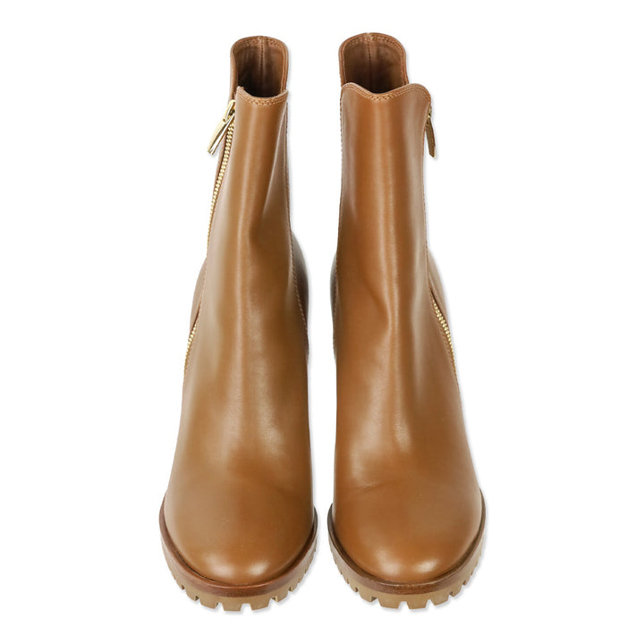 Gianvito Rossi Brown Leather Heeled Ankle Boot