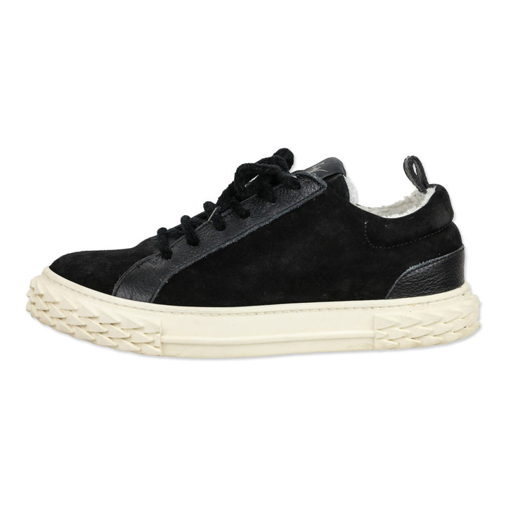 Giuseppe Zanotti Black Suede Blabber Low-top Sneakers