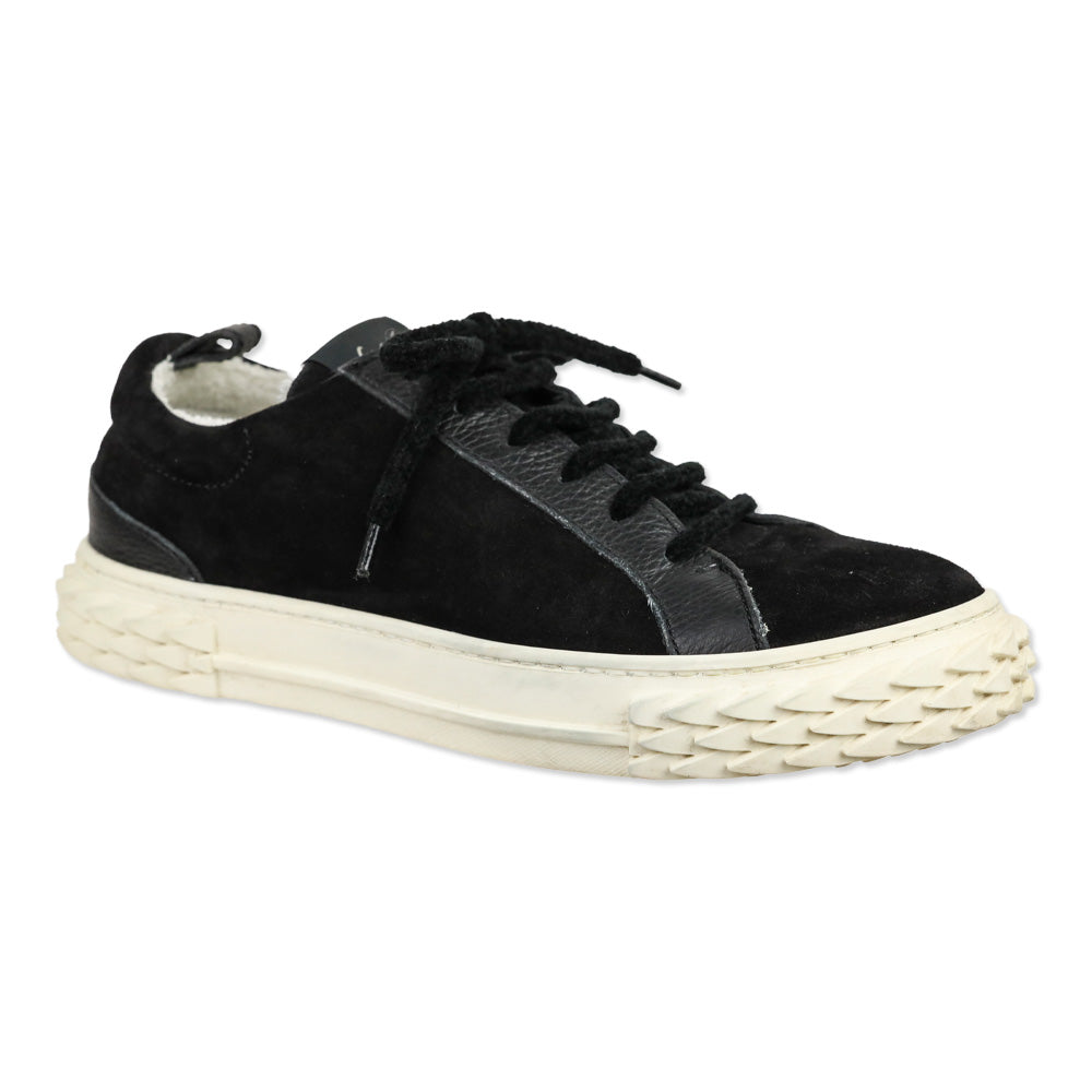 Giuseppe Zanotti Black Suede Blabber Low-top Sneakers