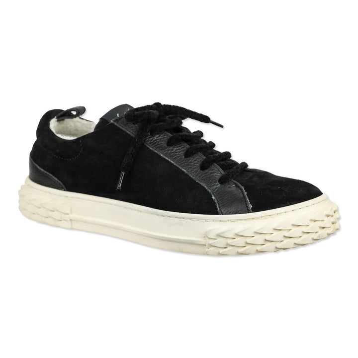 Giuseppe Zanotti Black Suede Blabber Low-top Sneakers