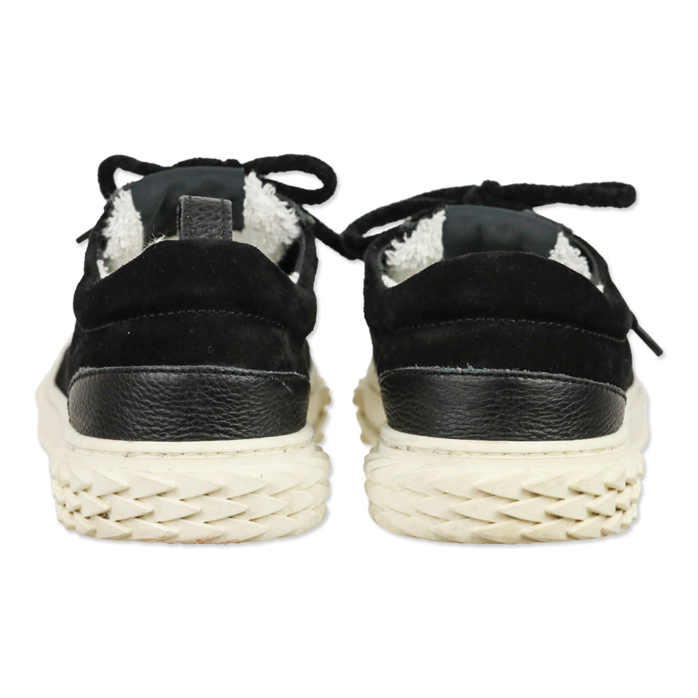 Giuseppe Zanotti Black Suede Blabber Low-top Sneakers
