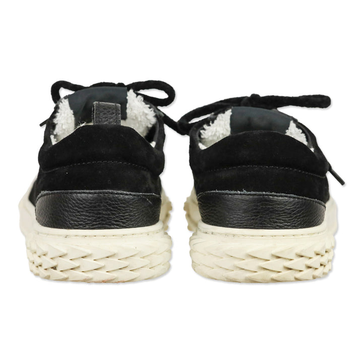 Giuseppe Zanotti Black Suede Blabber Low-top Sneakers