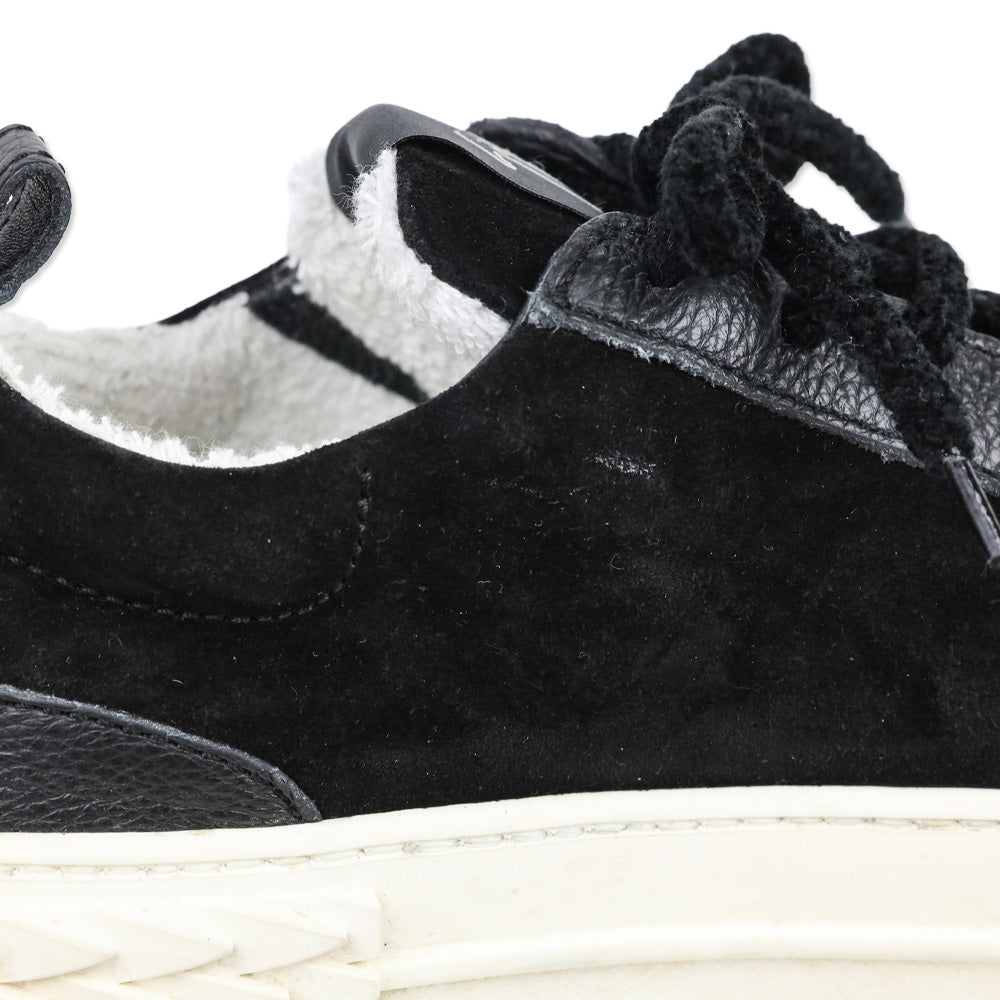 Giuseppe Zanotti Black Suede Blabber Low-top Sneakers