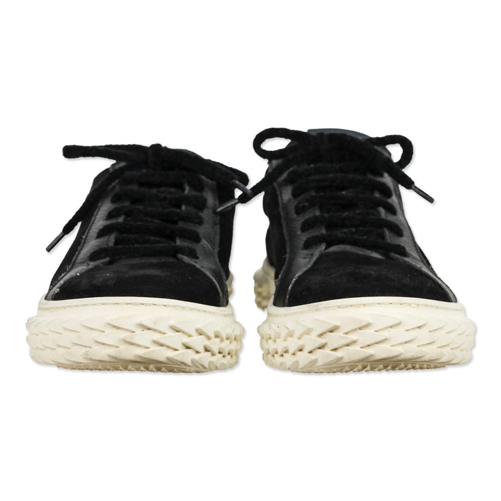 Giuseppe Zanotti Black Suede Blabber Low-top Sneakers