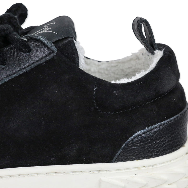 Giuseppe Zanotti Black Suede Blabber Low-top Sneakers