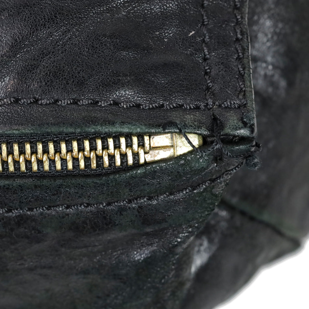 Givenchy Small Black Leather Double Zipper Pandora Crossbody Bag