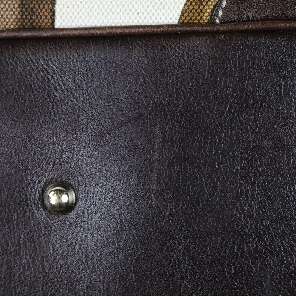 Gucci Bamboo Horsebit Canvas Tote