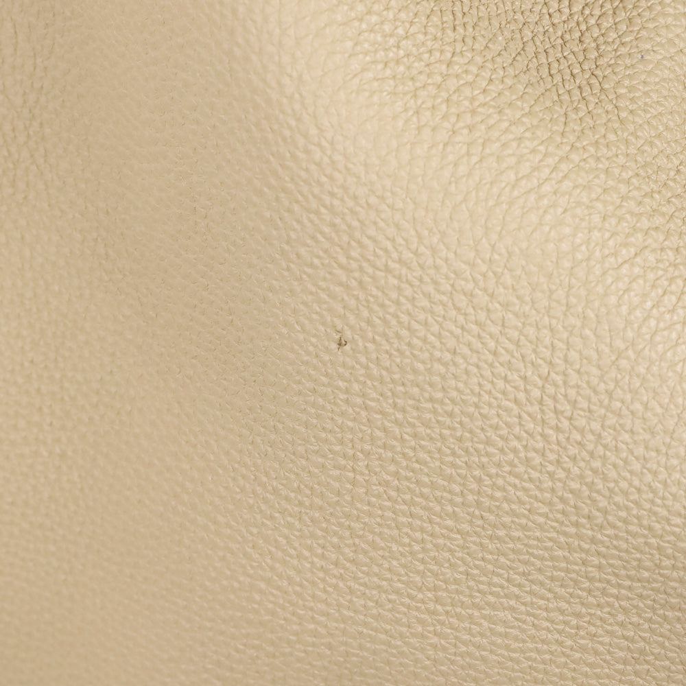 Gucci Beige Pebble Leather Piston Lock Soft Jackie Hobo Bag