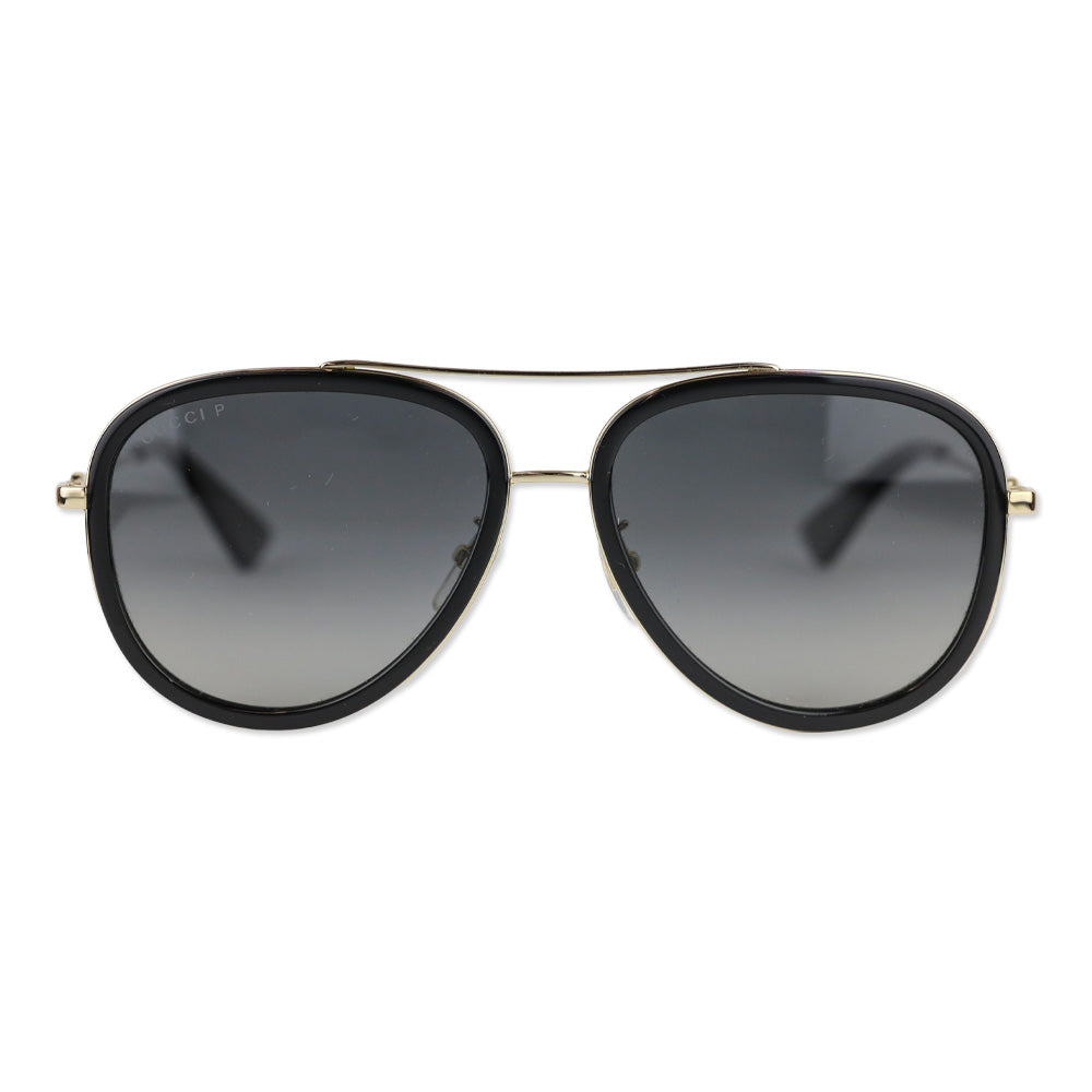 Gucci Brow Bar Aviator Sunglasses, 57mm Gucci Brow Bar Aviator Sunglasses, 57mm | Bloomingdale main image 4