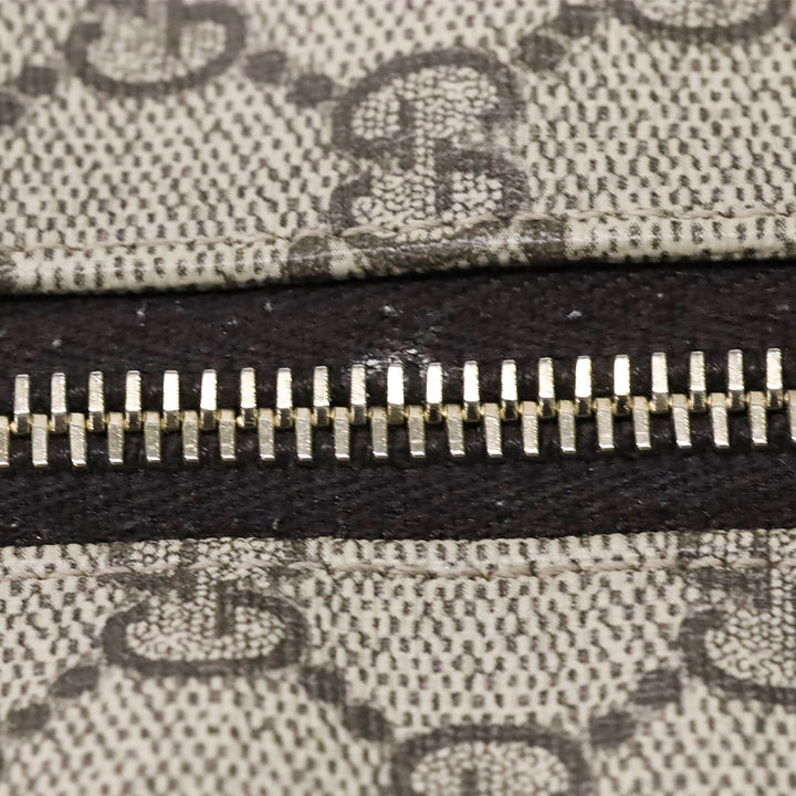 Gucci GG Supreme Double Zip Toiletry Case