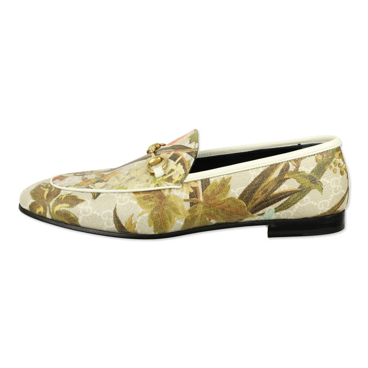Gucci GG Supreme Floral Print Canvas Horsebit Loafer