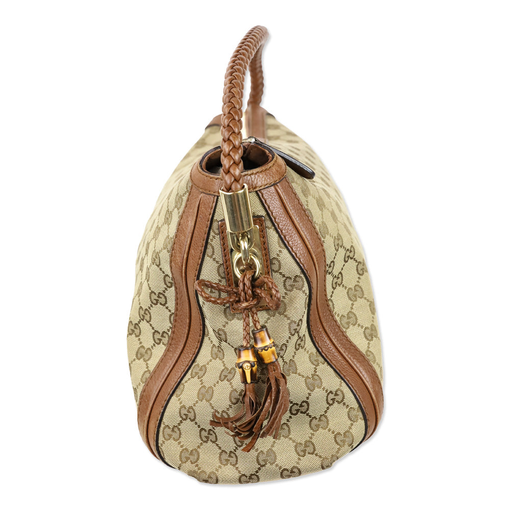 Gucci Guccissima Canvas Bella Hobo Bag