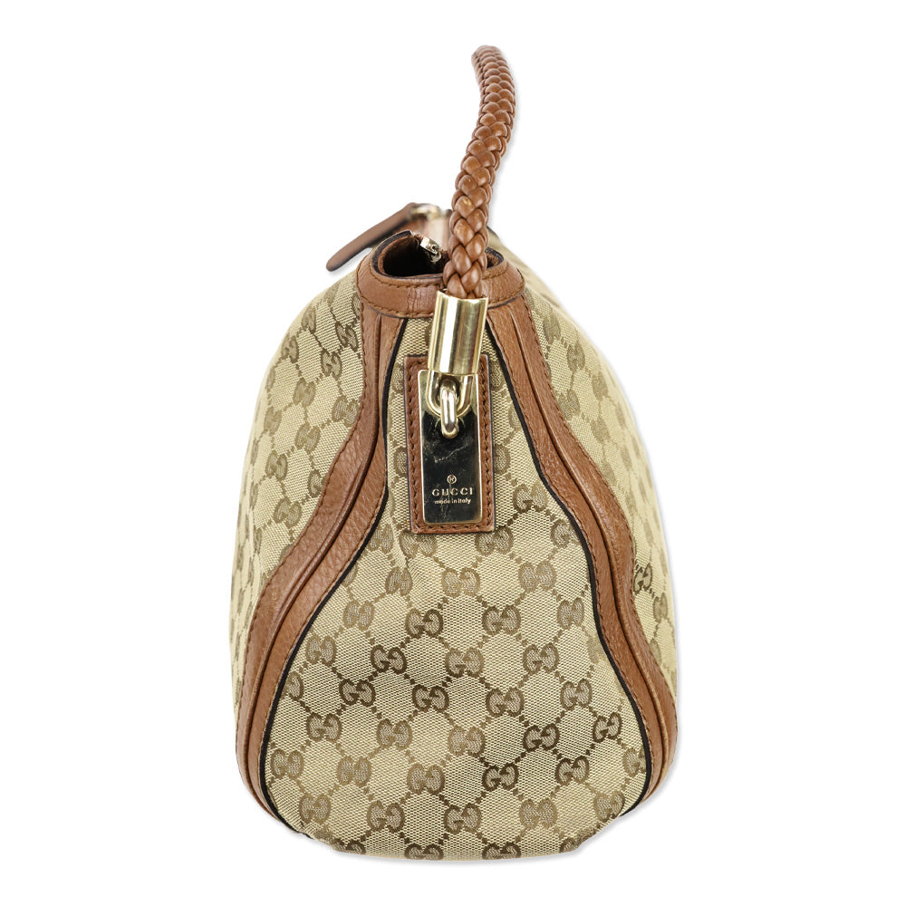 Gucci Guccissima Canvas Bella Hobo Bag