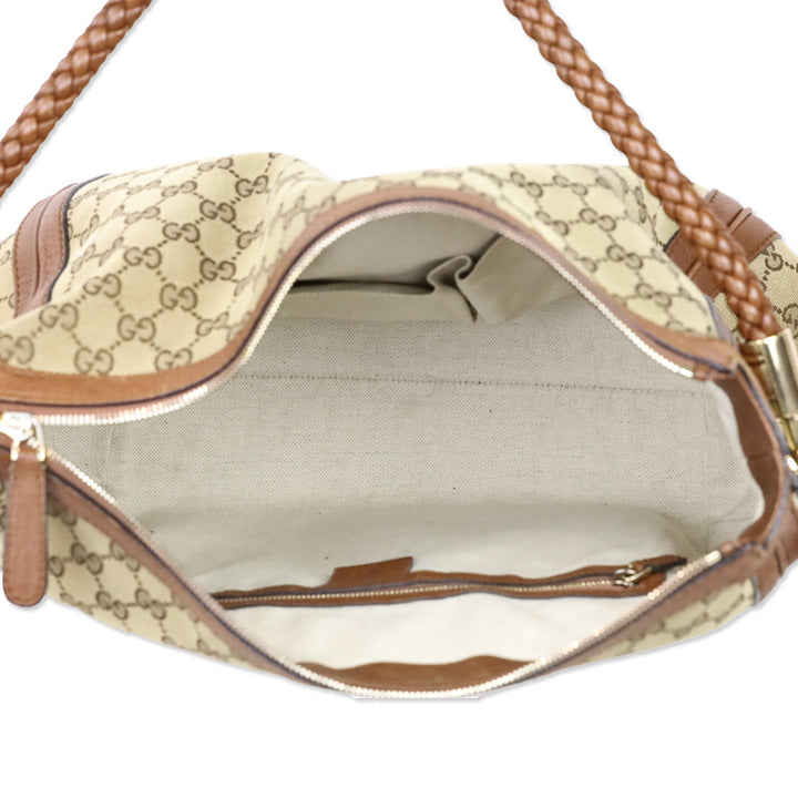 Gucci Guccissima Canvas Bella Hobo Bag