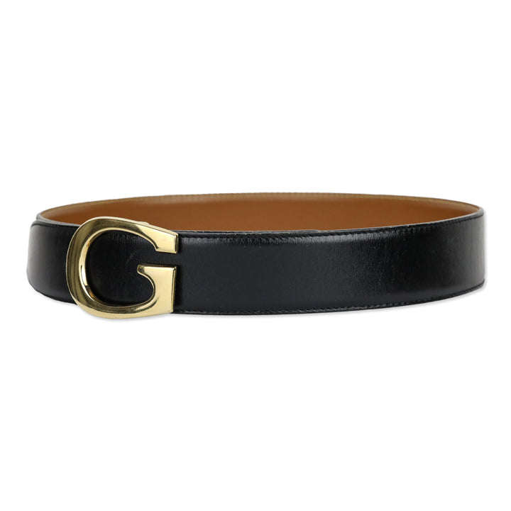 Gucci Reversible Black/Brown Leather Single G Belt